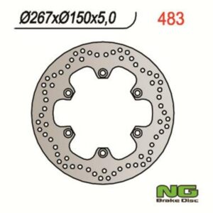Disco de freno NG BRAKES redondo fijo 483