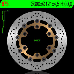 Disco de freno NG BRAKES redondo flotante 673