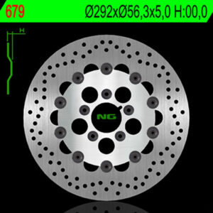Disco de freno NG BRAKES redondo flotante 679