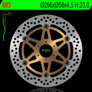 Disco de freno NG BRAKES redondo flotante 693
