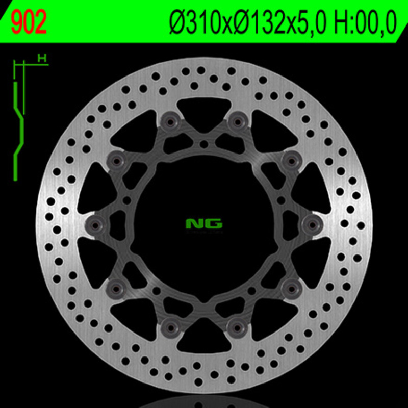 Disco de freno NG BRAKES redondo flotante 902