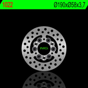 Disco de freno NG BRAKES redondo fijo 1022