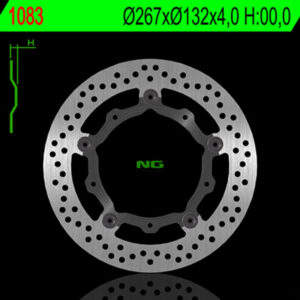Disco de freno NG BRAKES redondo flotante 1083