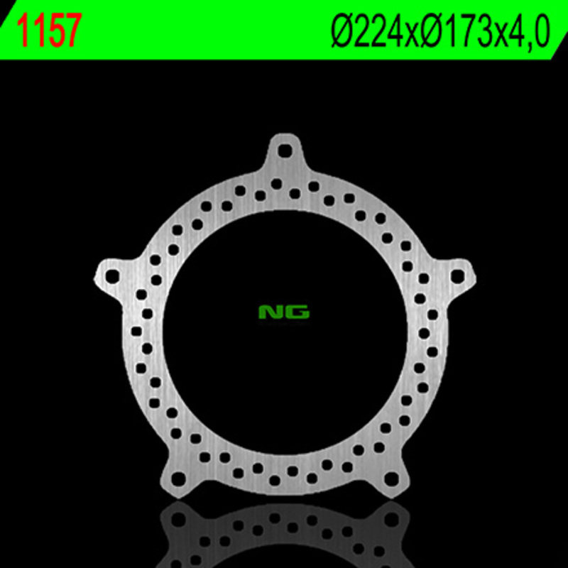 Disco de freno NG BRAKES redondo fijo 1157