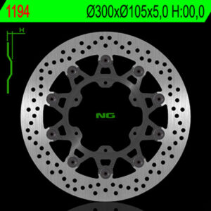 Disco de freno NG BRAKES redondo flotante 1194