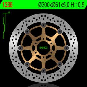 Disco de freno NG BRAKES redondo flotante 1236