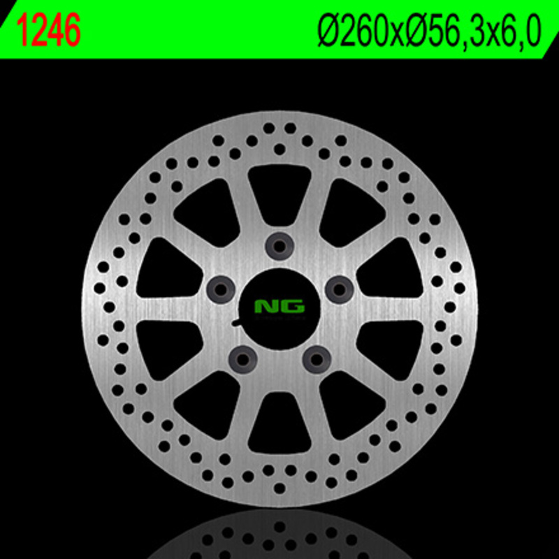 Disco de freno NG BRAKES redondo fijo 1246