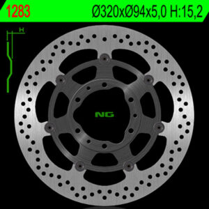 Disco de freno NG BRAKES redondo flotante 1283
