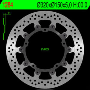 Disco de freno NG BRAKES redondo flotante 1284