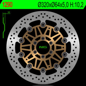 Disco de freno NG BRAKES redondo flotante 1290