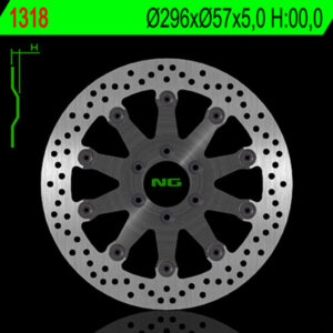 Disco de freno NG BRAKES redondo flotante 1318