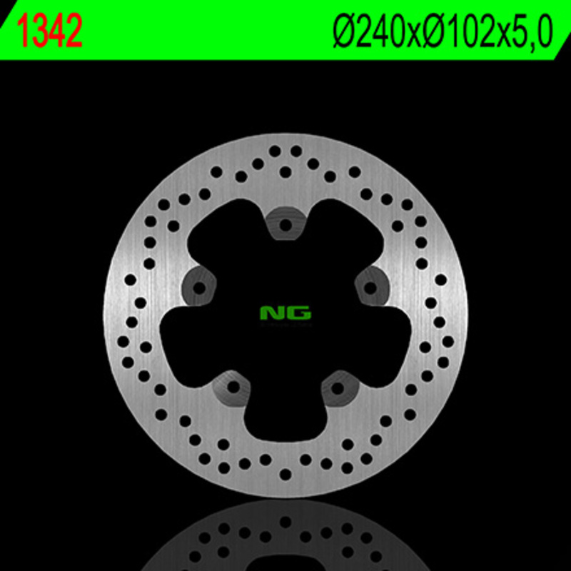 Disco de freno NG BRAKES redondo fijo 1342