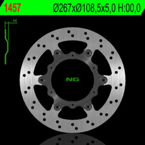 Disco de freno NG BRAKES redondo flotante 1457