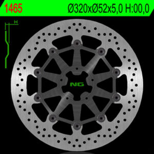 Disco de freno NG BRAKES redondo flotante 1465