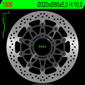 Disco de freno NG BRAKES redondo flotante 1506