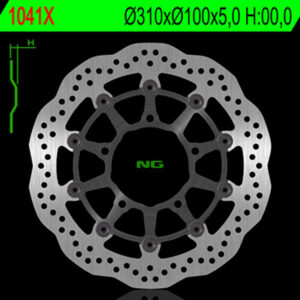Disco de freno NG BRAKES ondulado flotante 1041X