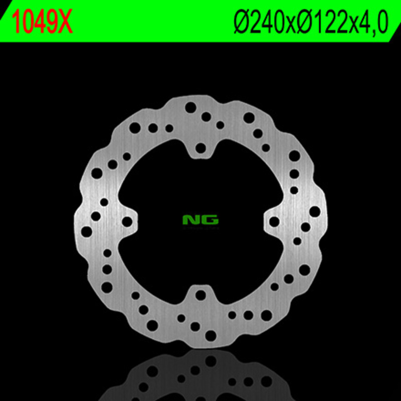 Disco de freno NG BRAKES ondulado fijo 1049X