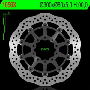 Disco de freno NG BRAKES ondulado flotante 1056X