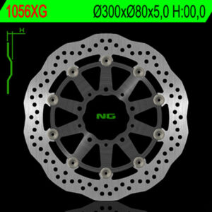 Disco de freno NG BRAKES ondulado flotante 1056XG