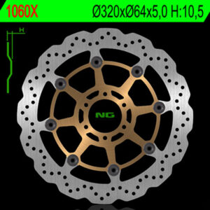 Disco de freno NG BRAKES ondulado flotante 1060X