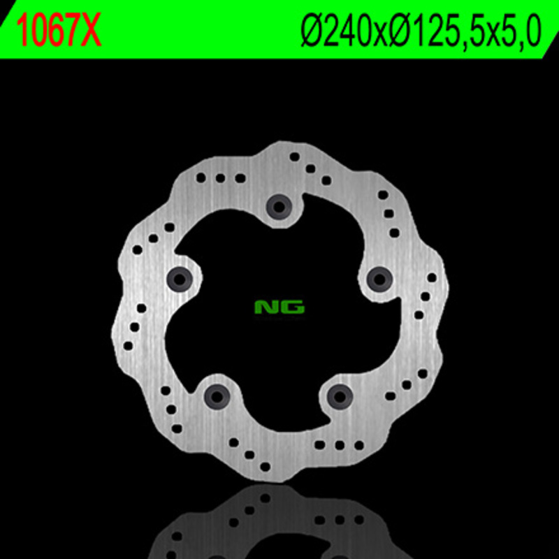 Disco de freno NG BRAKES ondulado fijo 1067X