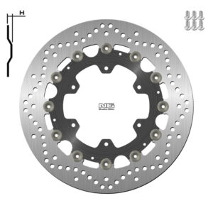 Disco de freno NG BRAKES redondo flotante 1137G