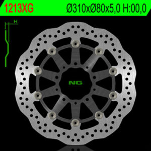 Disco de freno NG BRAKES ondulado flotante 1213XG