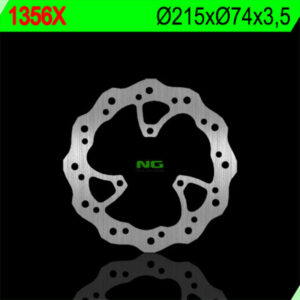 Disco de freno NG BRAKES ondulado fijo 1356X