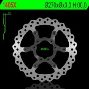 Disco de freno NG BRAKES ondulado flotante 1405X