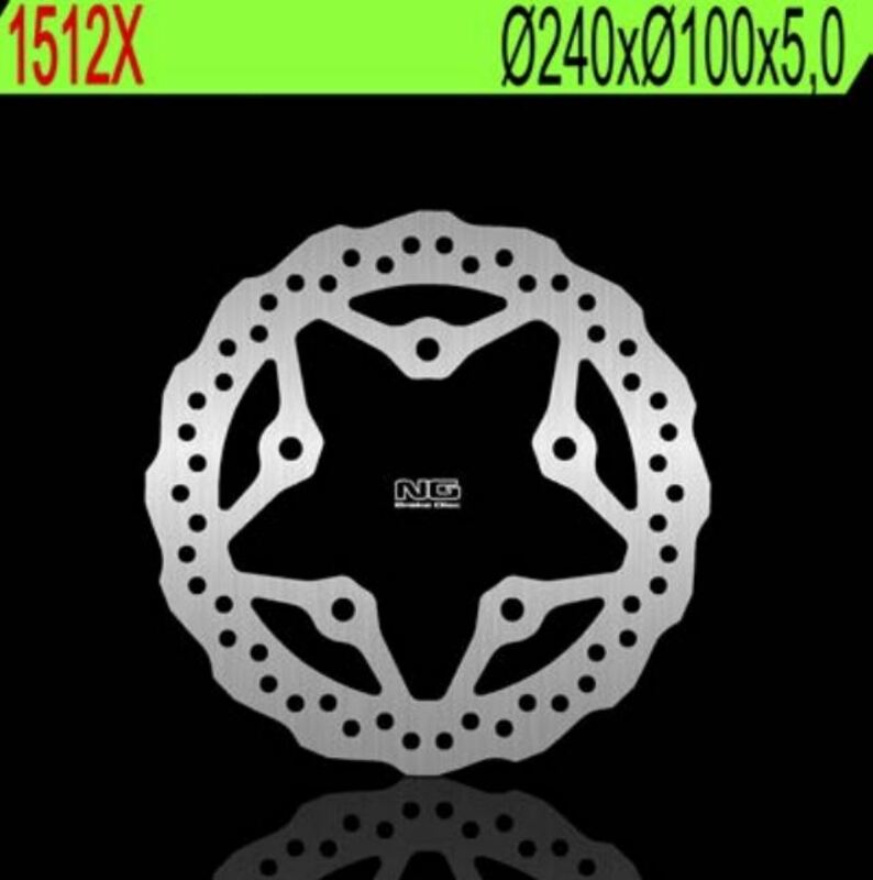 Disco de freno NG BRAKES ondulado fijo 1512X