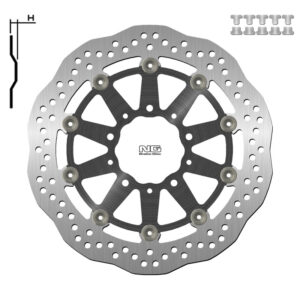 Disco de freno NG BRAKES ondulado flotante 1558XG
