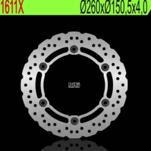 Disco de freno NG BRAKES ondulado fijo 1611X