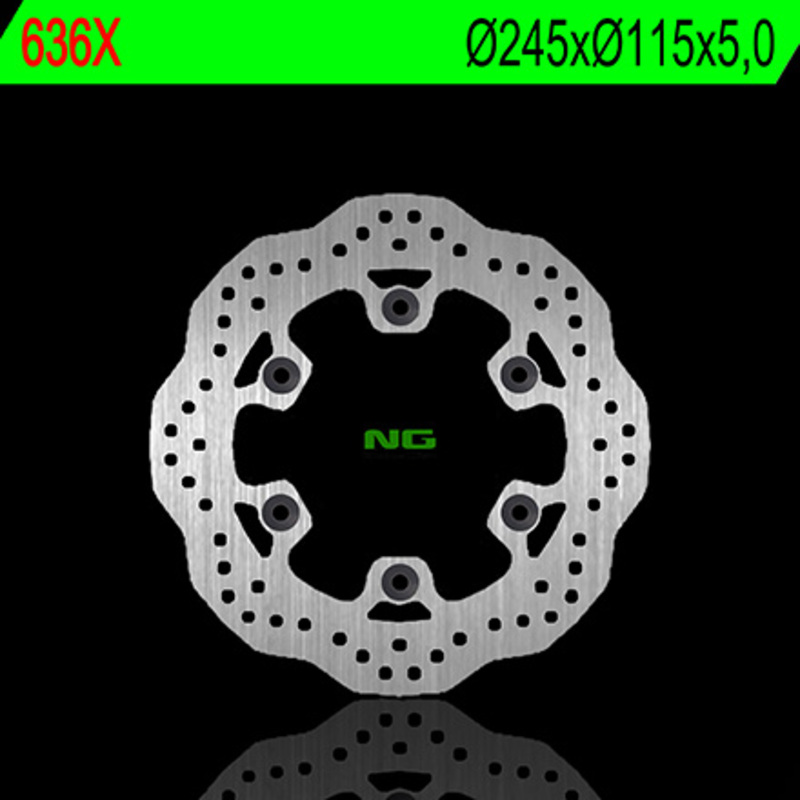 Disco de freno NG BRAKES ondulado fijo 636X
