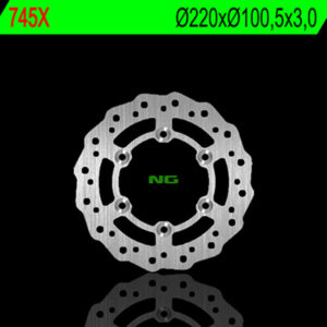 Disco de freno NG BRAKES ondulado fijo 745X