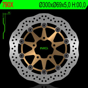 Disco de freno NG BRAKES ondulado flotante 790X