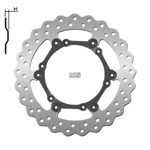 Disco de freno NG BRAKES ondulado flotante 1725X
