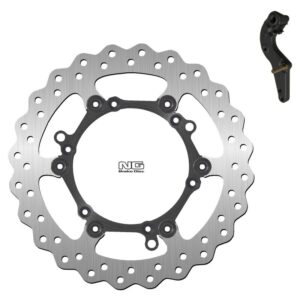 Kit disco de freno sobredimensionado NG BRAKES ondulado flotante 1254XK16