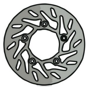 Disco de freno NG BRAKES redondo fijo 9191