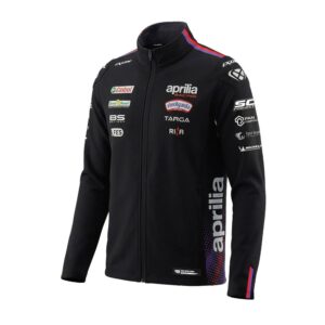 CHAQUETA IXON SW1 APRILIA 26 NEGRO/VIOLETA/ROJO FLUO