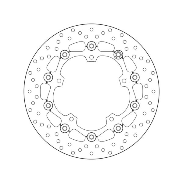 Disco de freno flotante Brembo 78B40849