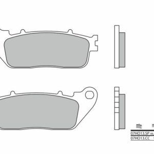 Pastillas de freno BREMBO Street Carboxicerámicas - 07HO13CC