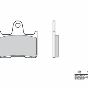 BREMBO Street Pastillas de Freno Cerámicas de Carbono - 07KA2107