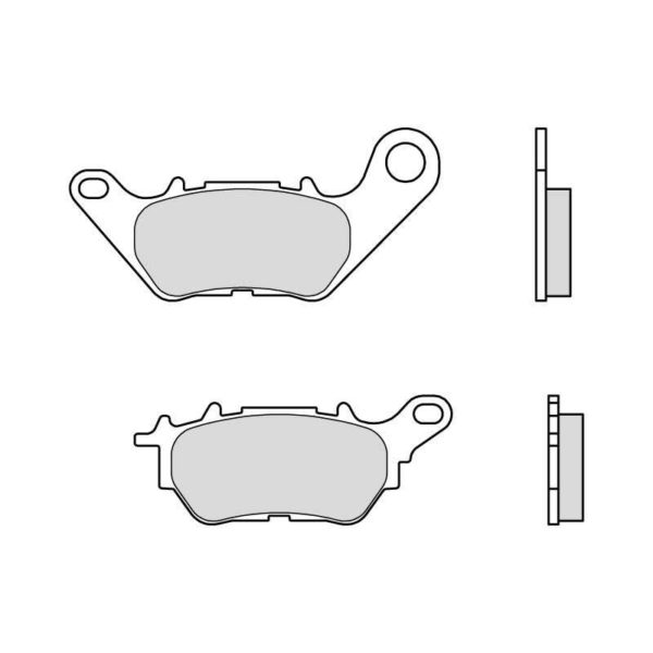 Pastillas de freno orgánicas Brembo 07YA53CC