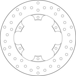 Disco de freno BREMBO Serie Oro redondo fijo