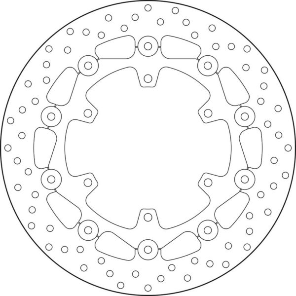 Disco de freno flotante Brembo 78B40894