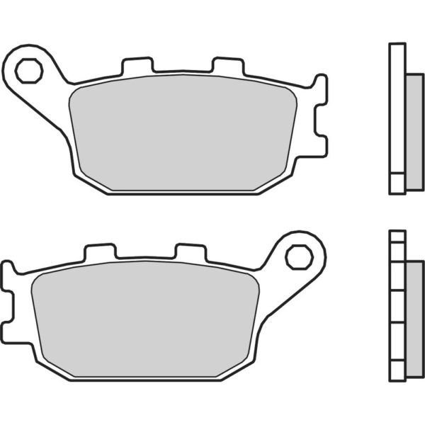 Pastillas de freno orgánicas carbono Brembo 07HO3607