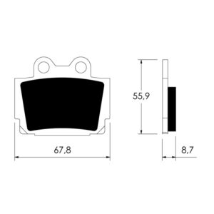 Juego de pastillas de freno Yamaha FZR V PARTS