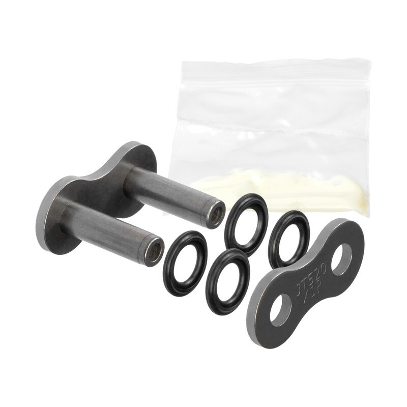Enganche de cadena JT DRIVE CHAIN 520X1R con reten X-Ring tipo remache 520