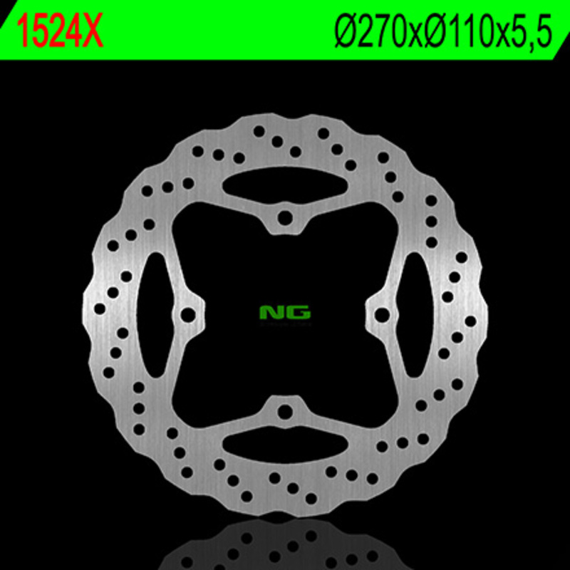 Disco de freno NG BRAKES ondulado fijo 1524X