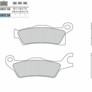 BREMBO Off-Road Sintered Metal Brake pads - 07GR27SX